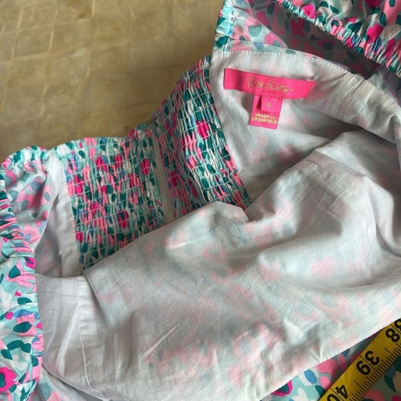 Lilly Pulitzer Set NEW Hottie Dottie Suzie Skirt Bitsy Top Puff Sleeve two piece - Picture 11 of 16